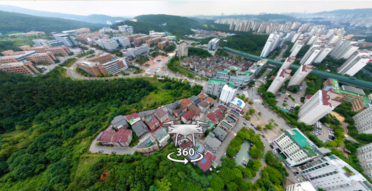 야외음악당에서 본 죽전동 파노라마