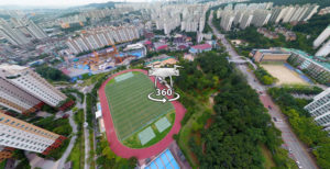 풍덕천1동과 수지시내 360도 파노라마