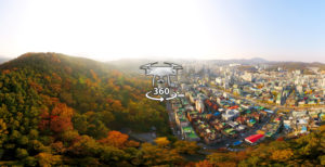 처인구 시내 가을 풍경 파노라마